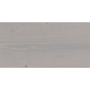 Holzbrett mit Osmo Dekorwachs Spezial Seidengrau behandelt. Holzstruktur sichtbar.