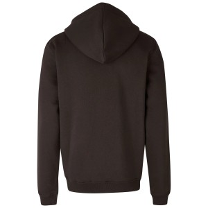 Schwarze Hans Schäfer Workwear Kapuzenjacke in Größe XXL, Rückansicht.