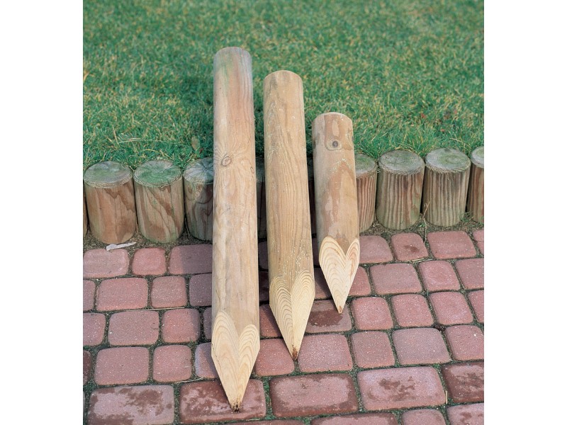 Zaunpfahl Ø 8 cm x 200 cm gespitzt kaufen bei OBI
