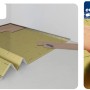 Selitflex Trittschalldämmung mit Verlege- und Schneidehilfe für Laminat und Parkett.