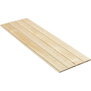Unbehandeltes Profilholz Göteborg, 14x121x4200 mm, Fichte/Tanne, zur Wand- und Deckenverkleidung.
