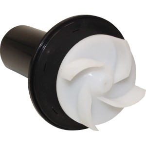 Oase Ersatz-Rotor AquaMax Eco Classic 11.500 für Teichpumpen, weißes Flügelrad.