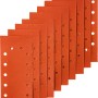 10 gelochte LUX Schleifstreifen K40, 115x280mm, für Schwingschleifer.