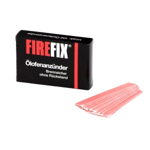 Firefix Ölofenanzünder, 100 Stück, zum einfachen Anzünden von Ölöfen.