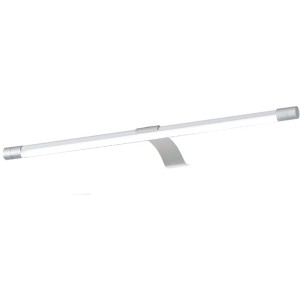 Pelipal TwinLED Aufsatzleuchte Quickset 357, silberfarbene LED Lampe für Spiegel