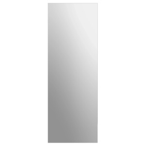 Rechteckiger Kristall-Spiegel Jump, 50x140 cm, mit C-Kante für Bad oder WC.