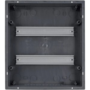 Unterputz Kleinverteiler, 2-reihig, für 24 Module, IP40, Farbe Weiß.