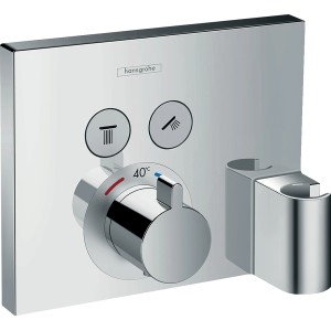 Hansgrohe ShowerSelect Thermostat Unterputz Chrom für 2 Verbraucher mit Schlauchanschluss.