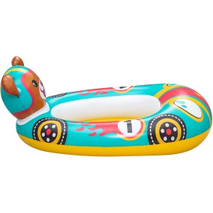 Bestway Kinder-Schlauchboot Splash Buddy im Bär Design, türkis und gelb.