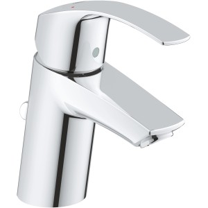 Grohe Eurosmart Waschtischarmatur S-Size, Einhandmischer in Chrom für die Einlochmontage.