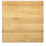 Leifheit Personenwaage Digital Style Sense Bamboo Magic aus Holz, 30x30 cm.