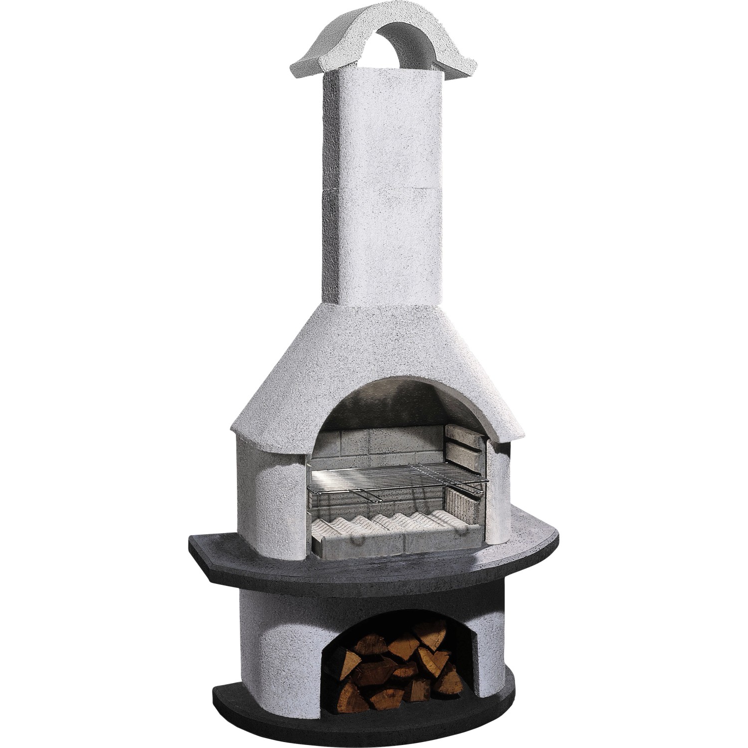Buschbeck Grillkamin Verona WeißAnthrazit kaufen bei OBI