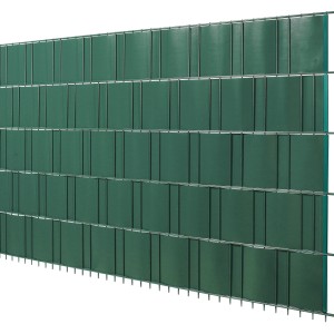 Floraworld Sichtschutzrolle, 20,5 m, Grün, für Doppelstabmattenzaun. Blickschutz aus Polypropylen.