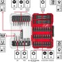 Einhell Bit-Set 42-tlg. im M-Case: Bits, Magnethalter und Steckschlüsseleinsätze in praktischer Aufbewahrungsbox.