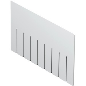 Eurobox-System Abtrenner Weiß 26 cm x 16 cm