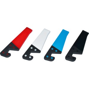 Smartphone Halter, 4-fach sortiert in Rot, Weiß, Blau und Schwarz.