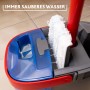 Vileda H2PrO Flachwischer Set: Eimer mit Zweitanksystem für sauberes Wischen.