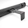 VASNER SlimLine X20 Infrarot-Heizstrahler (schwarz) mit Wandhalterung.