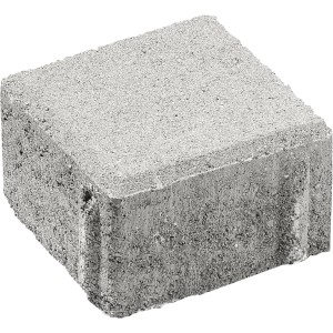 Premac Pflasterstein Klasiko, grau, 10x10x6 cm. Betonpflaster für Gartenwege und Einfahrten.