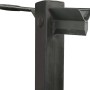 Detailaufnahme des Güde Holzspalter GHS 500/8TED mit Spaltmesser und Bedienelementen.