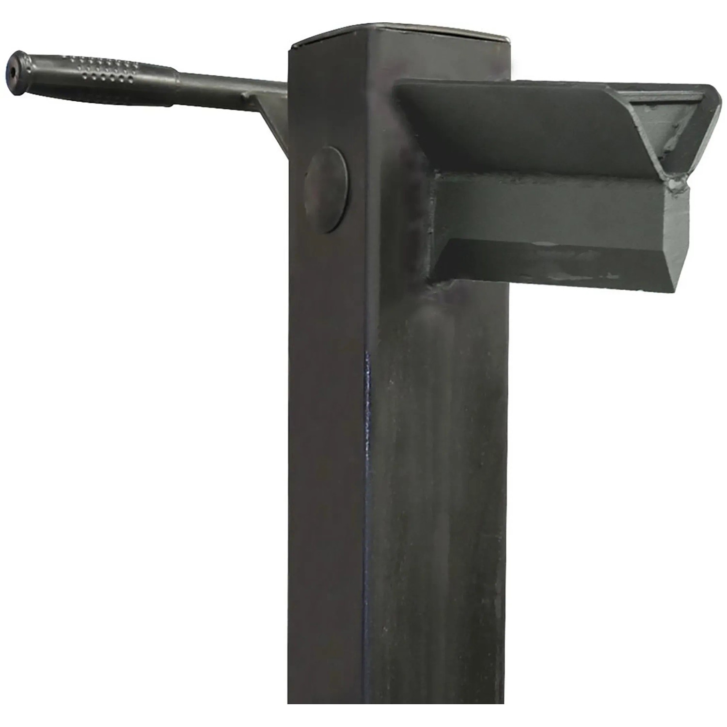 Detailaufnahme des Güde Holzspalter GHS 500/8TED mit Spaltmesser und Bedienelementen.
