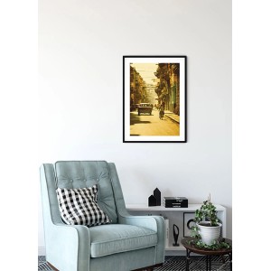 Komar Wandbild "Cuba Streets" (30x40 cm) mit Oldtimer in Havanna, gerahmtes Bild.