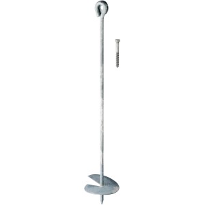 SwingKing Grundanker 58 cm mit Schraube zur sicheren Befestigung von Gartenspielgeräten.