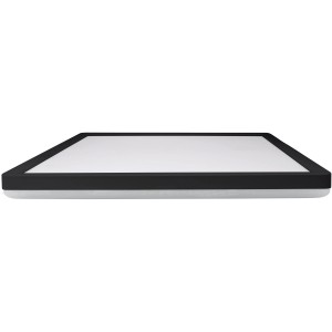 Schwarze E2 Elektro LED Wand- und Deckenleuchte Q420, Twice up & down, IP54. Quadratische Form.