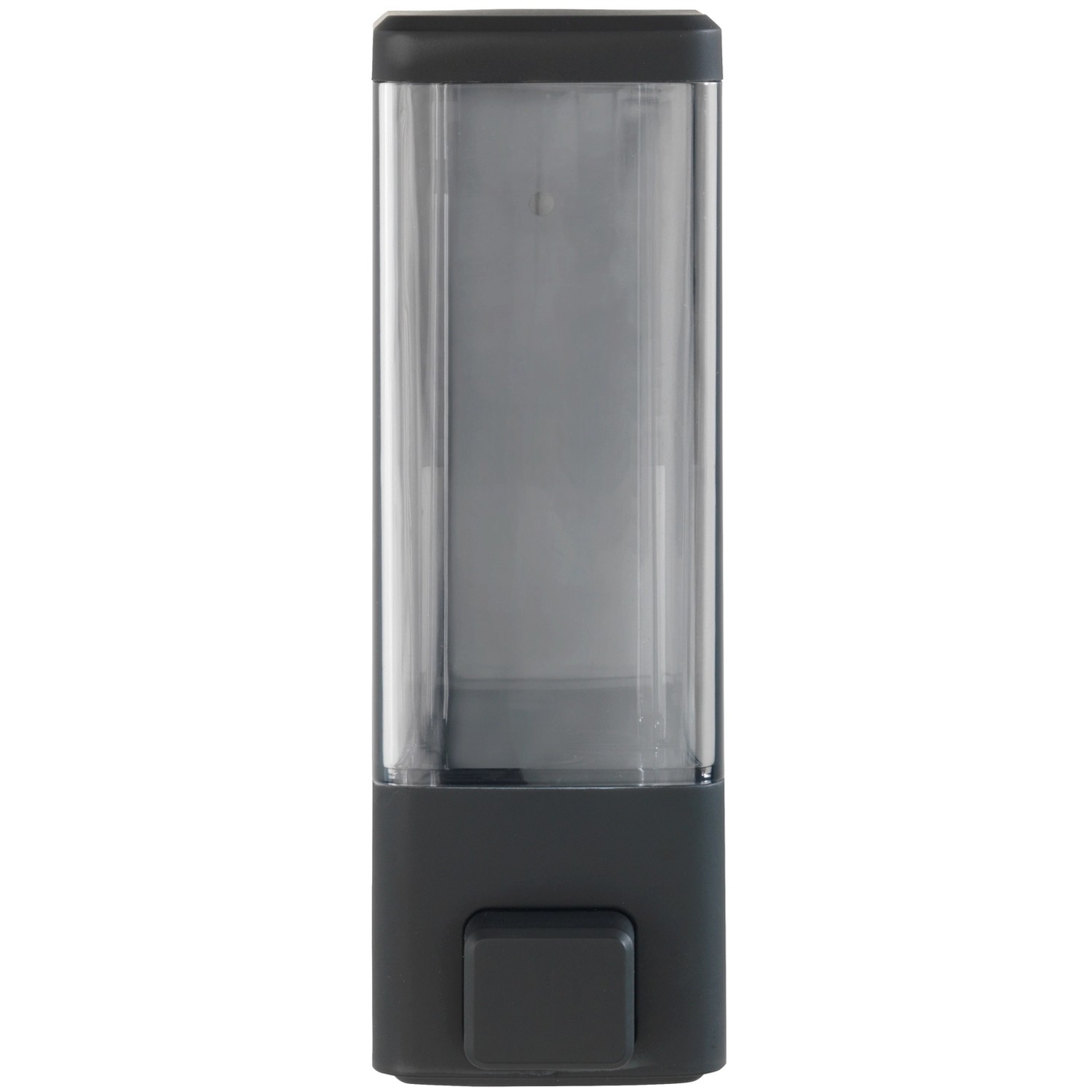 Wenko Desinfektionsmittelspender Istres, 320 ml, Schwarz, zur Wandmontage.