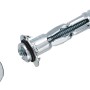 Metallhohlraumdübel-Set, 4 Stück, mit Schrauben (4x32mm) für Gipskarton- und Spanplattenwände.