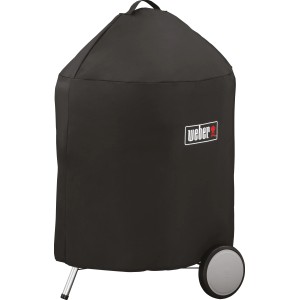 Weber Premium Abdeckhaube für Master Touch Ø 57cm, schwarze Schutzhülle für Grillutensilien.