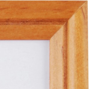 Holzbilderrahmen Erle, gerillt, 10x15 cm. Bilderrahmen aus Holz.