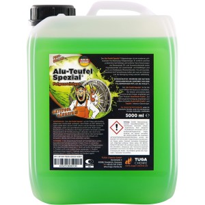 5L Kanister Tuga Alu-Teufel Spezial Felgenreiniger für Autopflege.