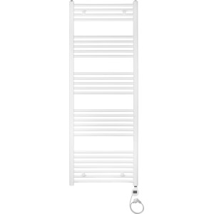 Weißer, elektrischer Badheizkörper Winterberg XXL, 160x60 cm. Heizkörper mit horizontalen Heizstäben.
