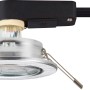 LED-Einbauleuchte 86R, 3er-Set, chromfarbenes Metall. Strahler für Deckenmontage.