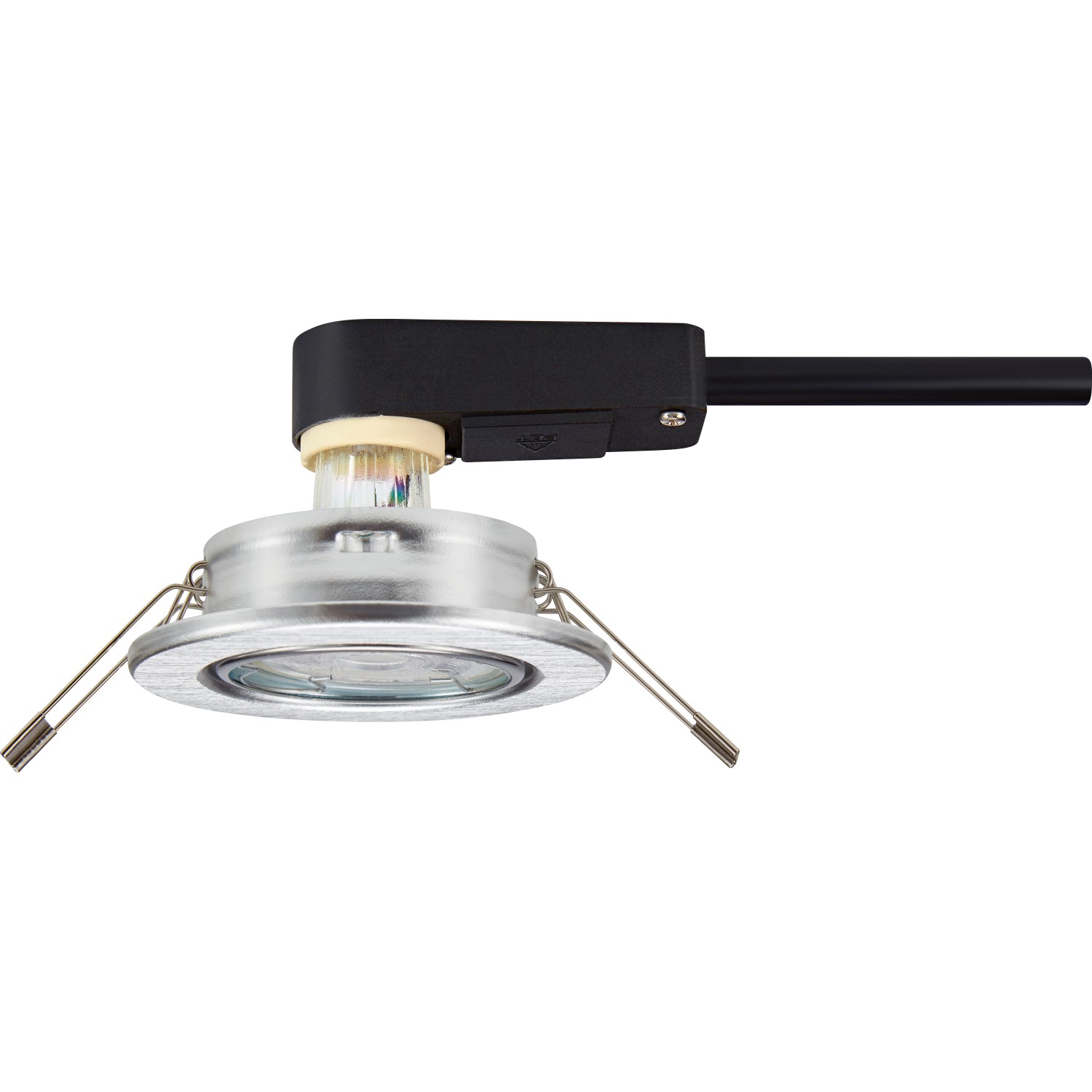 LED-Einbauleuchte 86R, 3er-Set, chromfarbenes Metall. Strahler für Deckenmontage.