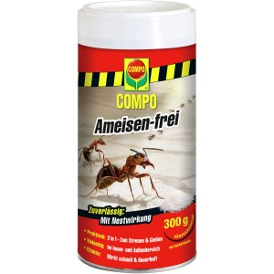 Compo Ameisen-frei 300g Dose: Streu- und Gießmittel zur Ameisenbekämpfung mit Nestwirkung.