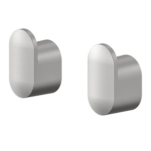 Tiger Cooper Handtuchhaken Klein Gebürstet Edelstahl 2 Stück