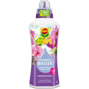 Compo Orchideenwasser 1 l Flasche: Flüssigdünger für gesunde Orchideen und prächtige Blüten.