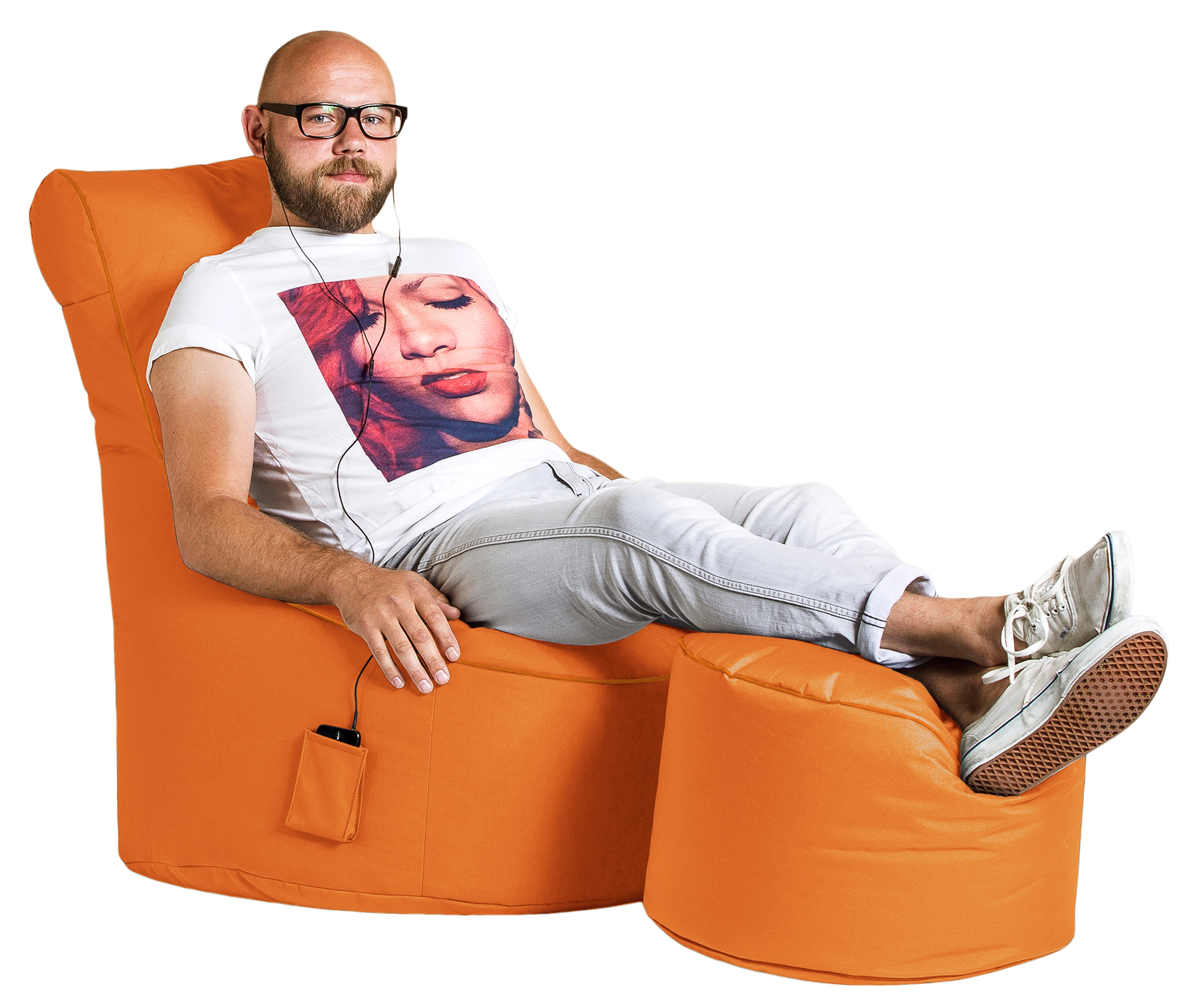 Sitting Point Sitzsack Swing Scuba 300 l Orange kaufen bei OBI | Sitzsäcke
