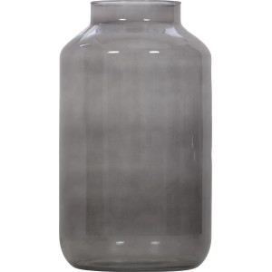 Glas Vase Grau 30,5 cm x Ø 16,5 cm