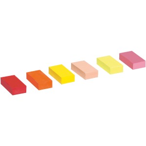 Giotto Decor Wachsblöcke, 12 rechteckige Stifte in verschiedenen Farben.