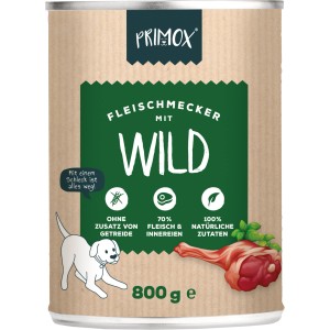 hochwertiges hundefutter nass Deftiges Wild main image 0