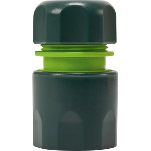 Schlauchstück 13 mm (1/2) aus Kunststoff, grau und grün, für Gartenschläuche.