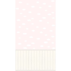 A.S. Création Vliestapete Wallpanel Wolken Rosa