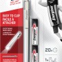 Energizer Metal Penlight Taschenlampe mit 2xAAA Batterien im Lieferumfang.