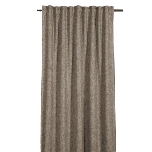 Brauner Sehlbach Fertigschal Dimout mit Polarfleece, 130x245 cm, verdunkelnd.