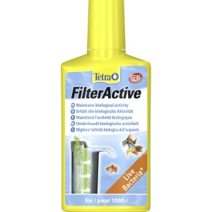 Tetra FilterActive Wasserklärer 250ml für Aquarien mit lebenden Bakterien.