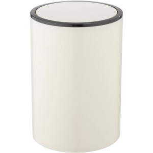 Wenko Schwingdeckeleimer Inca Creme, 5 Liter, Kosmetikeimer für Bad oder WC.