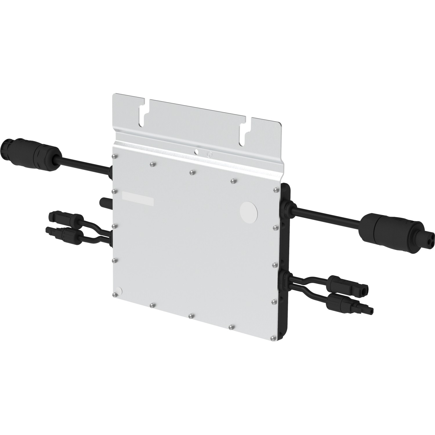 Hoymiles HM-800 Mikro-Inverter für Absaar Solar Balkonkraftwerk-Set, Detailansicht.